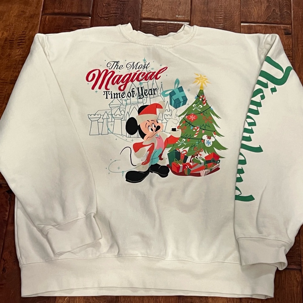 Disneyland Christmas pullover for adults L